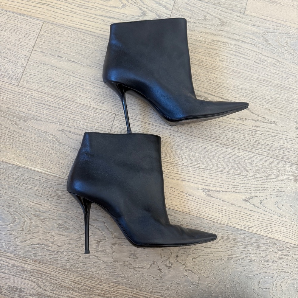 YSL HEELED ANKLE BOOTS